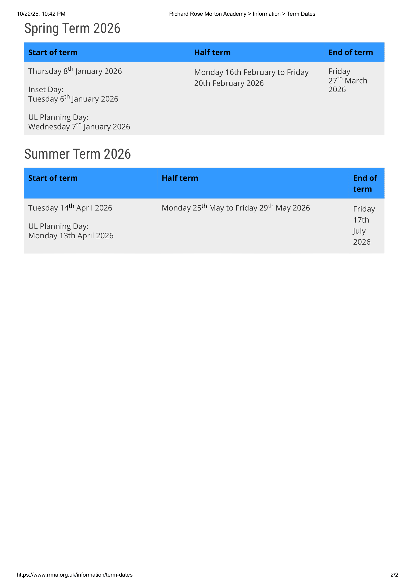 Richard Rose Central Academy 