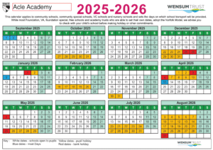 Acle Academy term dates