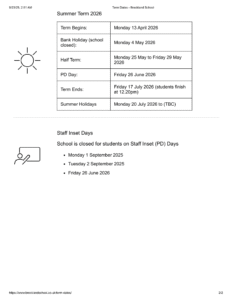 Breckland School term dates