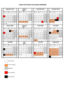 Castle View School Term Dates 2025–2026