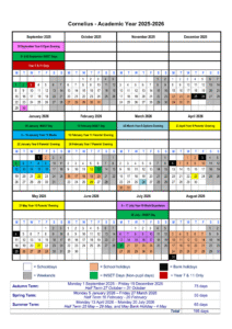 Cornelius Vermuyden School Term Dates