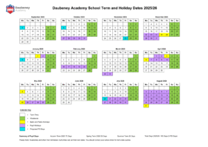 Daubeney Academy - Term Dates