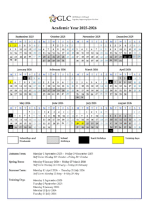 Gateway Learning Community term dates