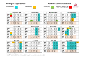 Harlington Upper School term dates