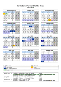 Loreto College St Albans term dates