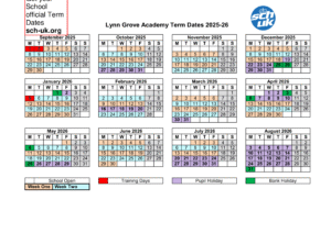 Term dates – Lynn Grove Academy