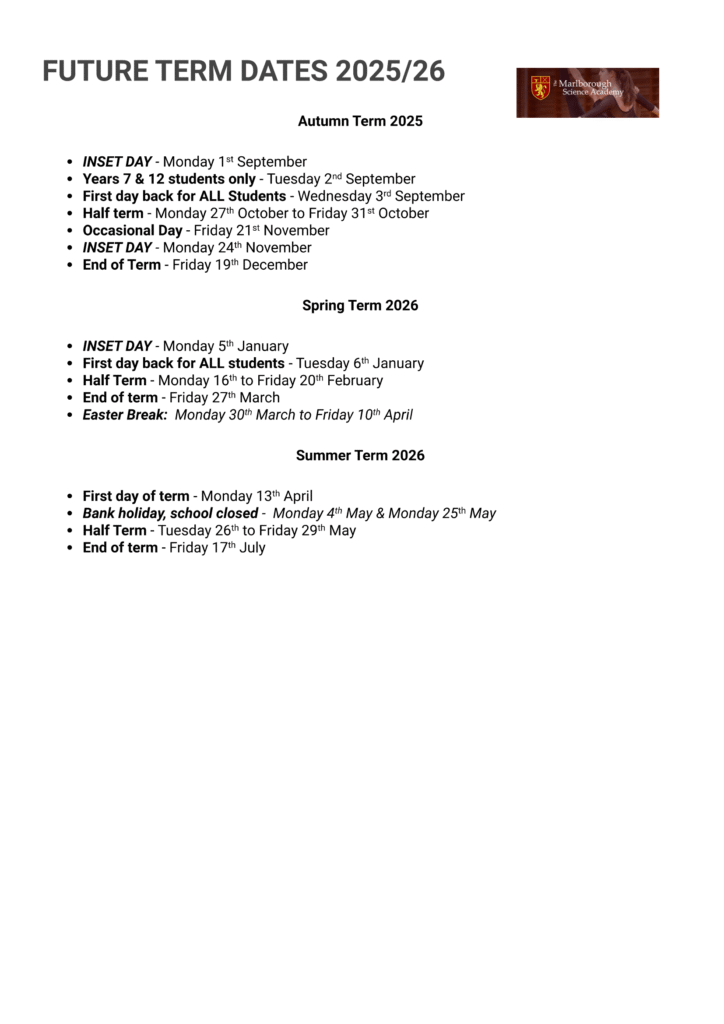 The Marlborough Science Academy