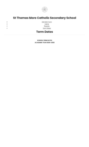 St Thomas More Catholic Secondary School