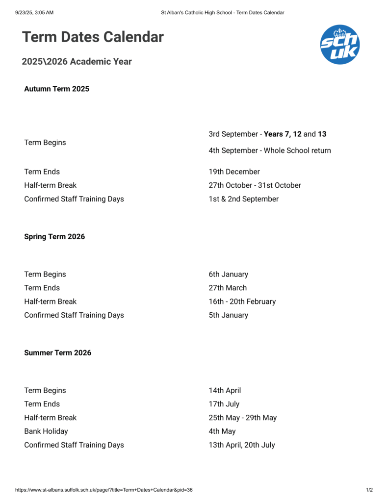 St Alban's Catholic High School