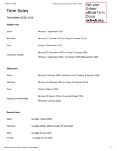 St Benedict's Catholic School