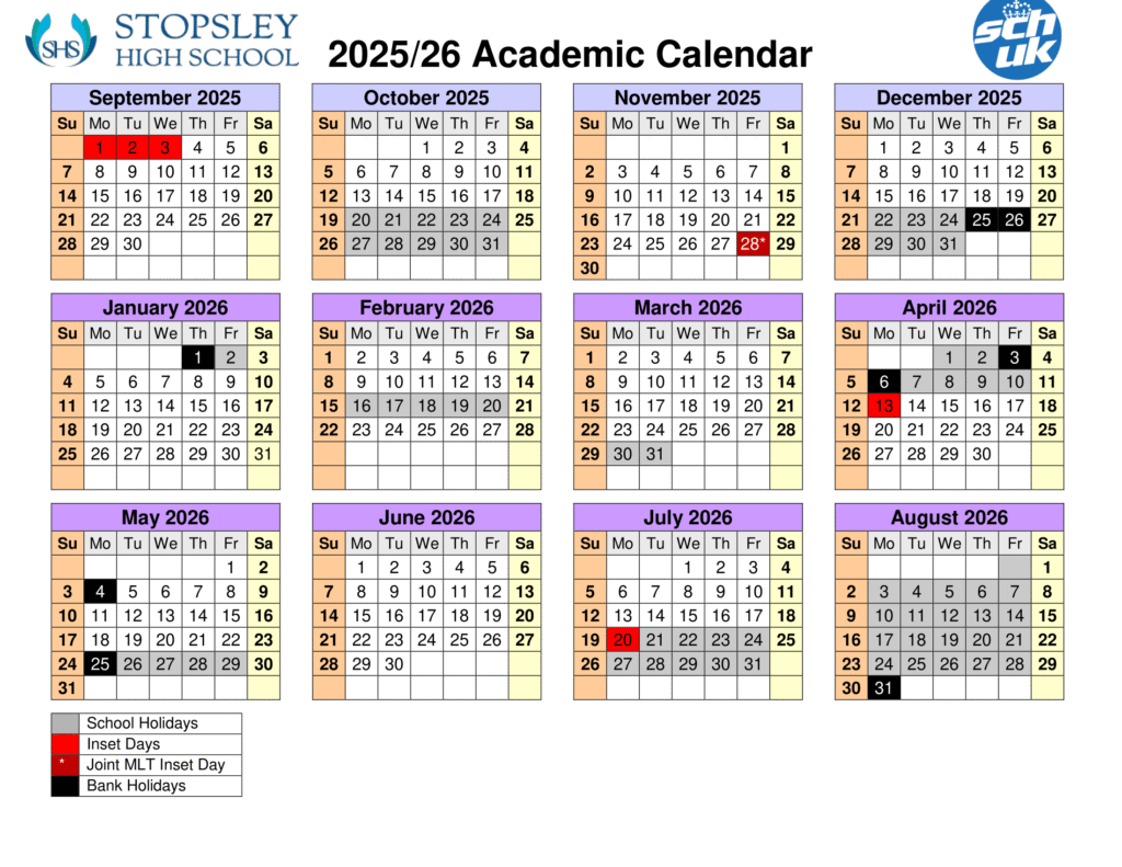 Stopsley High School term dates