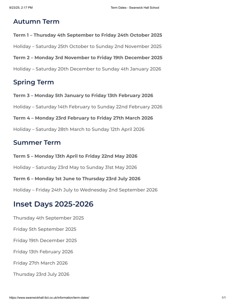 Swanwick Hall School