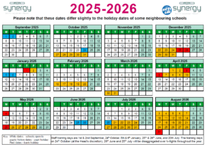 Synergy Multi-Academy Trust - term dates
