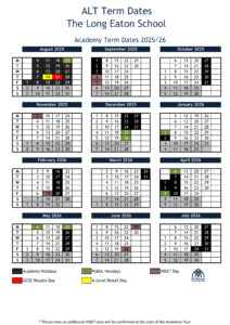 The Long Eaton School term dates