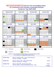 The Ongar Academy Term Dates