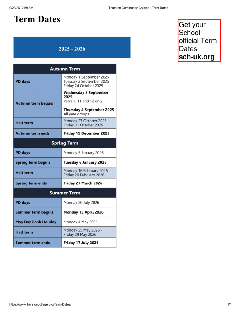 Thurston Community College - Home
