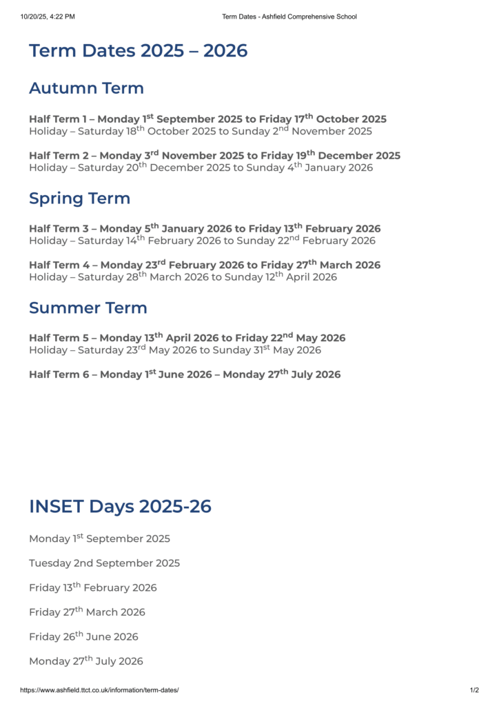 Ashfield Comprehensive School