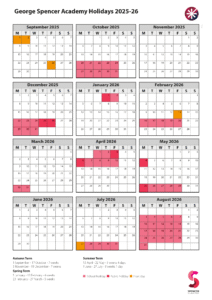 George Spencer Academy term dates