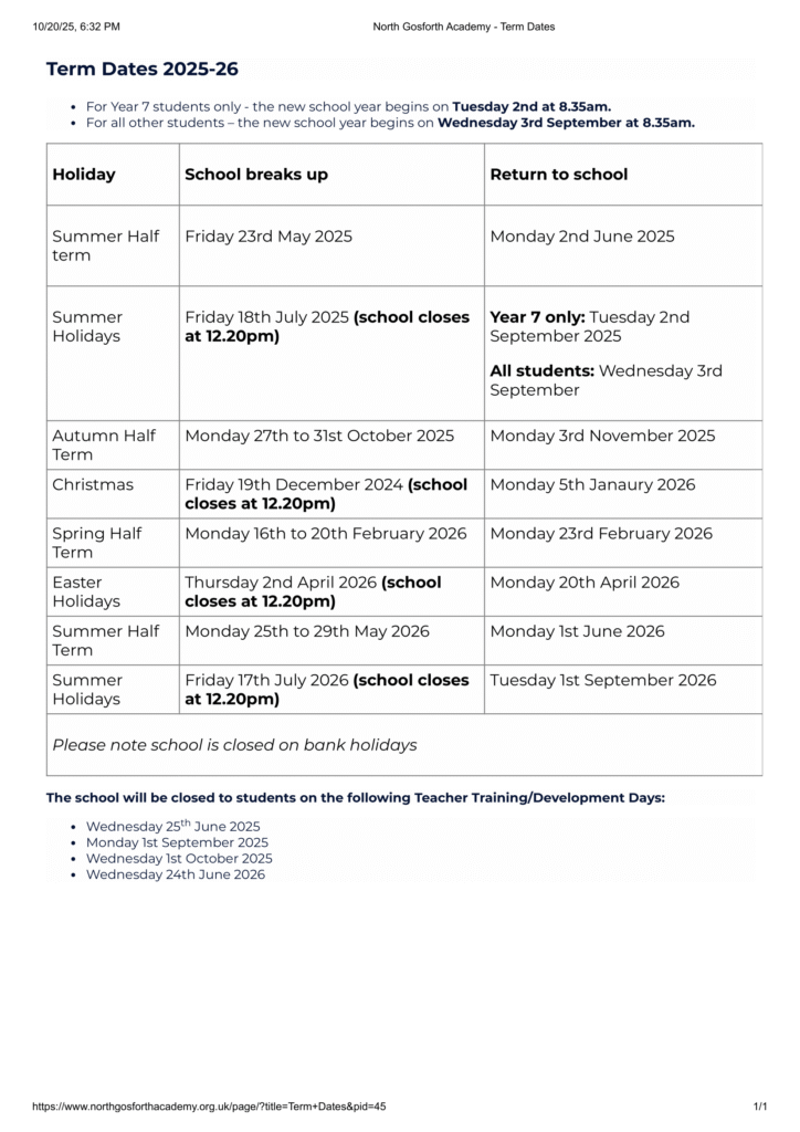 North Gosforth Academy