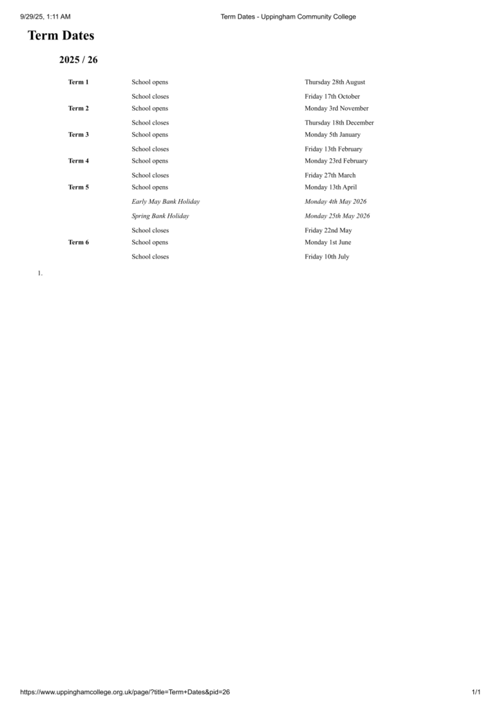 Uppingham Community College
