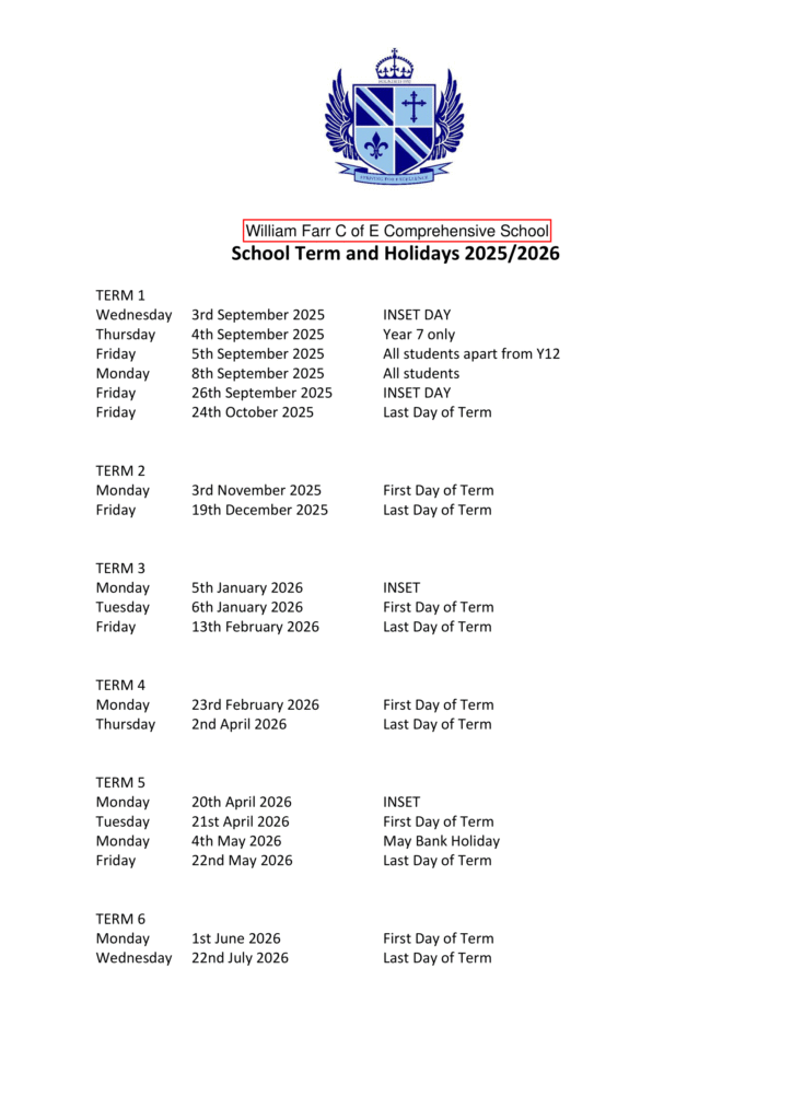 William Farr C of E Comprehensive School