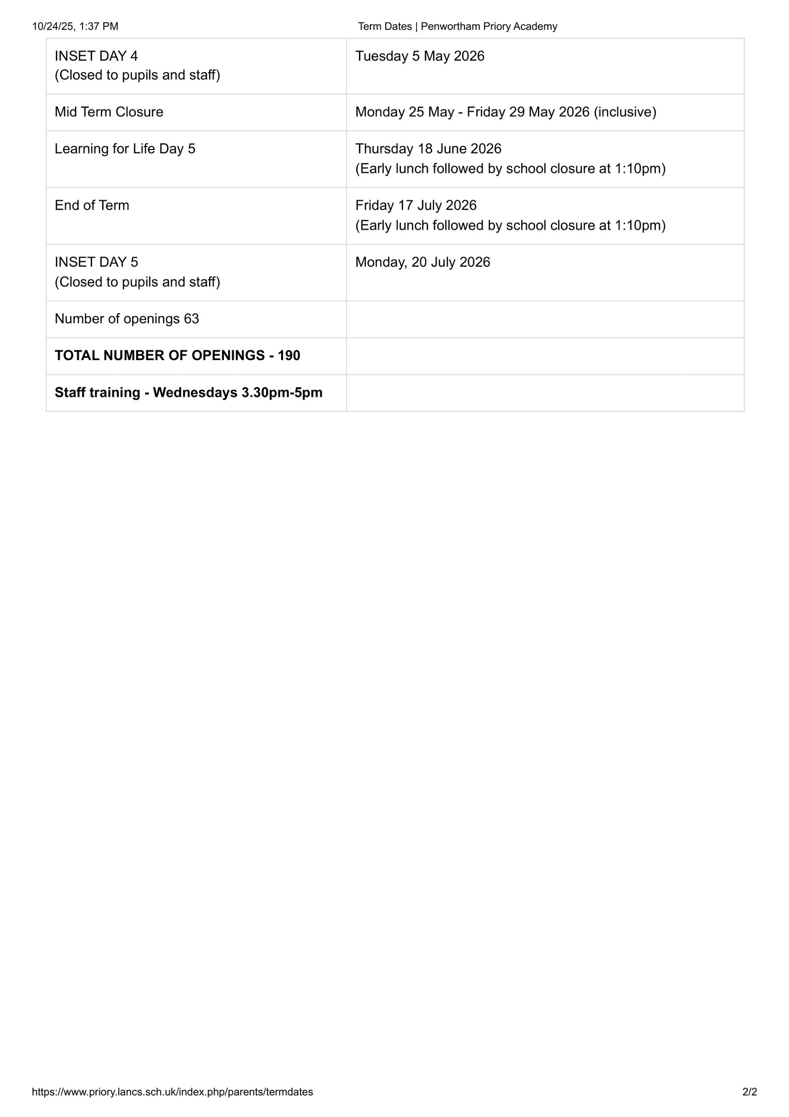 Penwortham Priory Academy