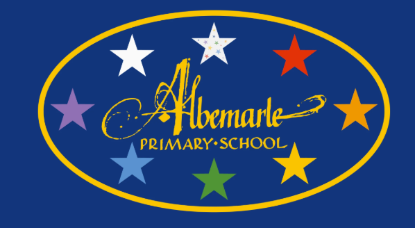 Albemarle Primary School term dates 25-26 Official Updates Logo