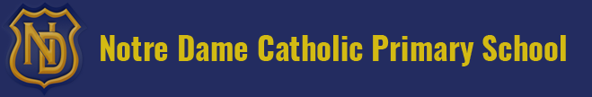 Notre Dame Catholic Primary School 25-26 Term Dates Revised Logo