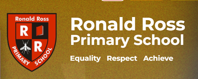 Ronald Ross Primary School term dates 25-26 Official Updates Logo