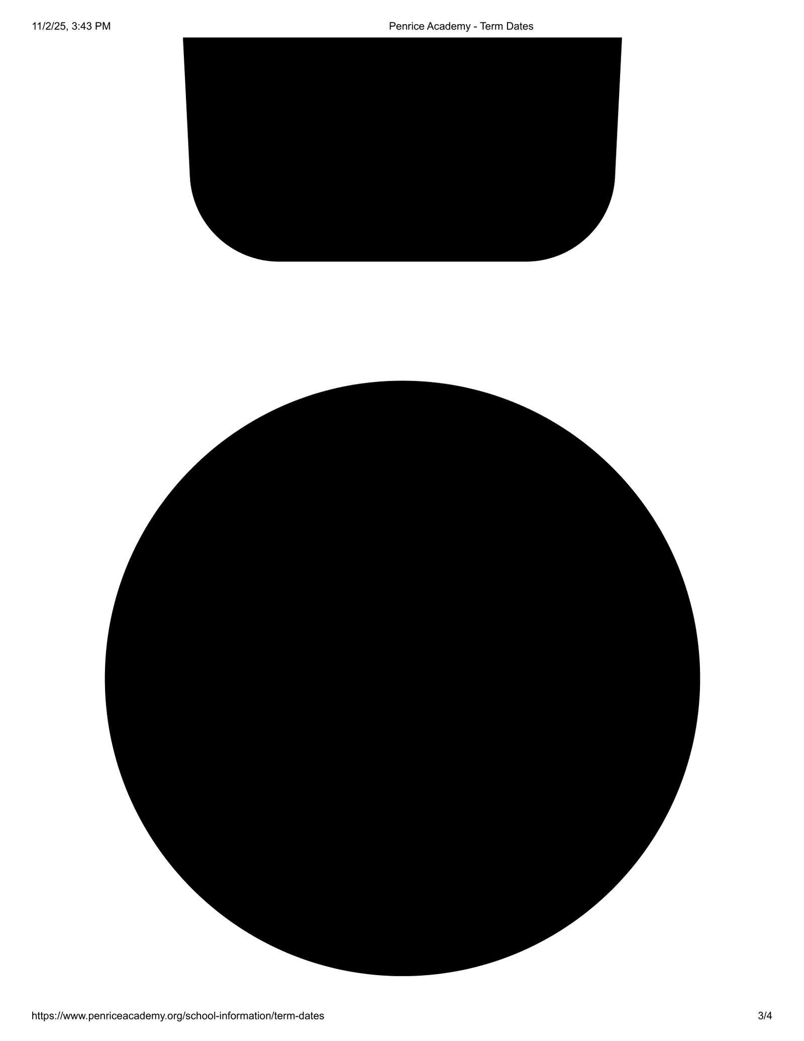 Penrice Academy - Cornwall Term Dates Term Dates